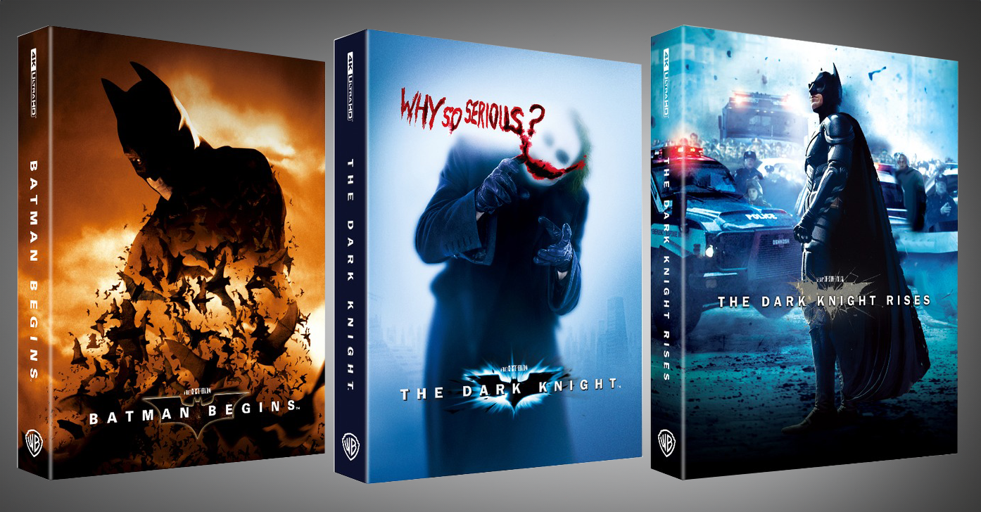 The Dark Knight Trilogy Collector 4K Steelbooks discount