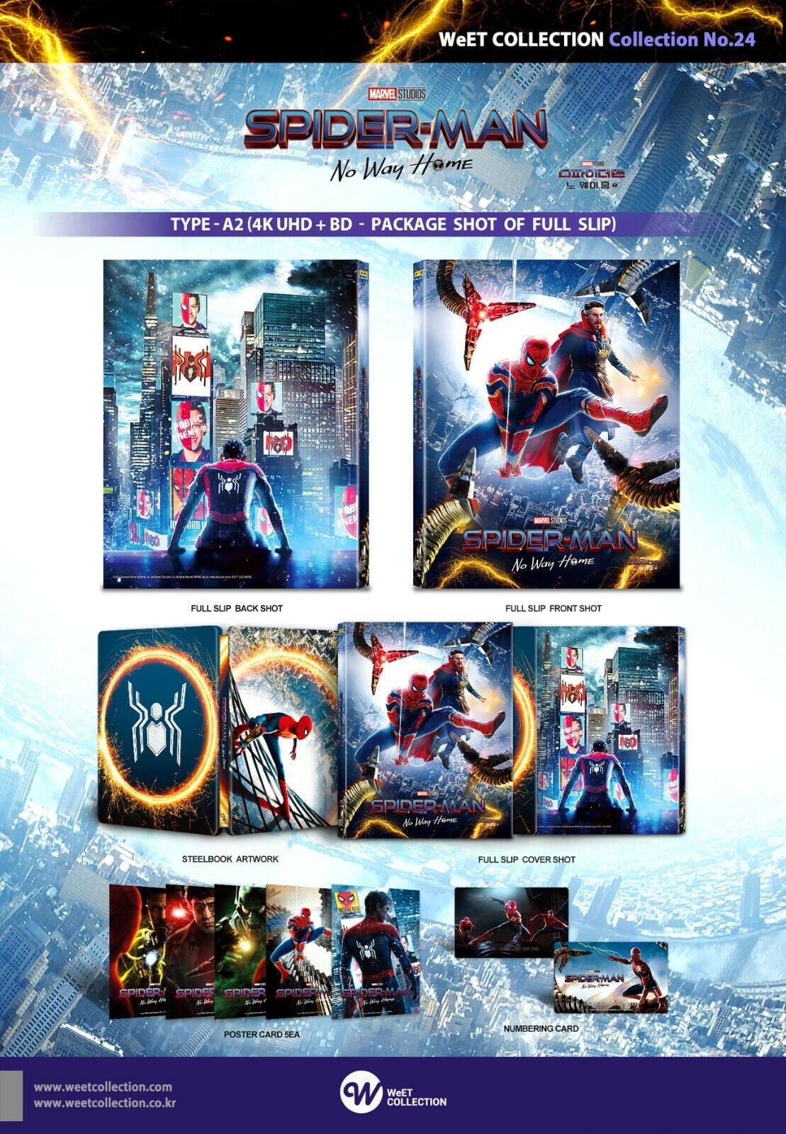 Spider-Man Legacy Collection Steelbooks Blu-ray, 7-Disc Limited