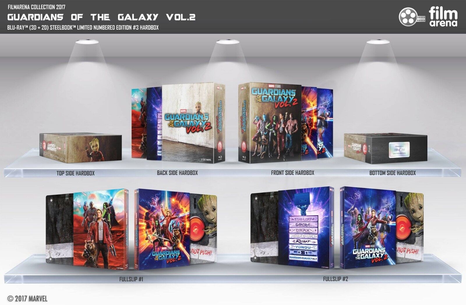 Guardians of the Galaxy Vol. 2 Blu-ray SteelBook Filmarena Collection