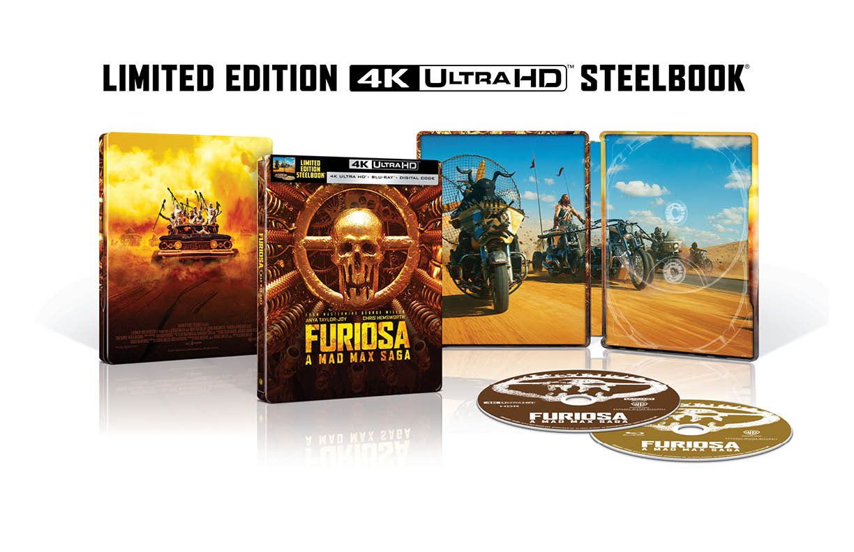 Furiosa: A Mad Max Saga Steelbook (4K Ultra HD + Blu-ray + Digital)