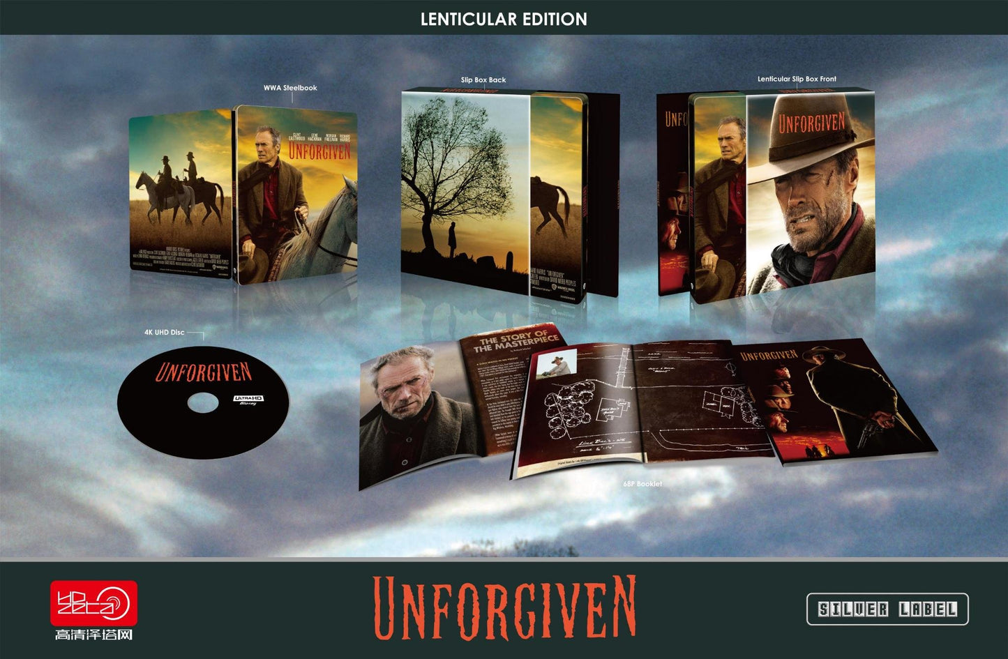 Unforgiven 4K Blu-ray Steelbook HDzeta Silver Label