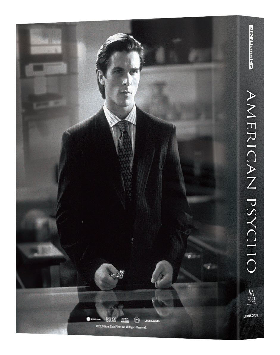 American Psycho 4K Blu-ray Steelbook Manta Lab Exclusive ME#63 Double Lenticular Full Slip A