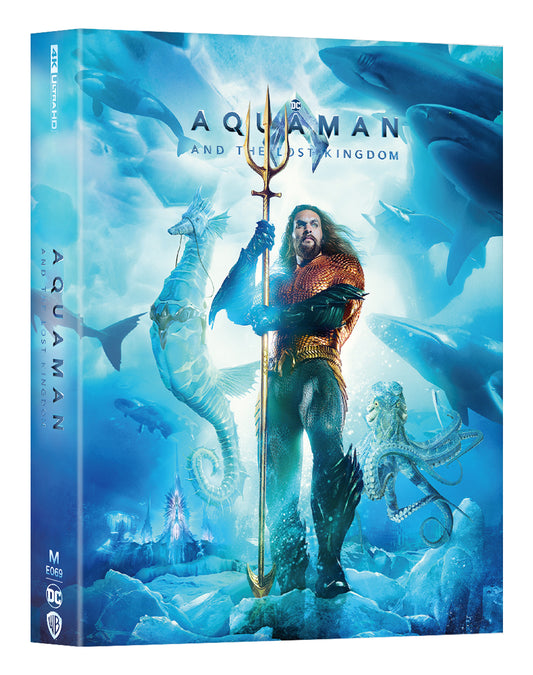 Aquaman and The Lost Kingdom 4K Blu-ray Steelbook Manta Lab Exclusive ME#69 Double Lenticular Full Slip A