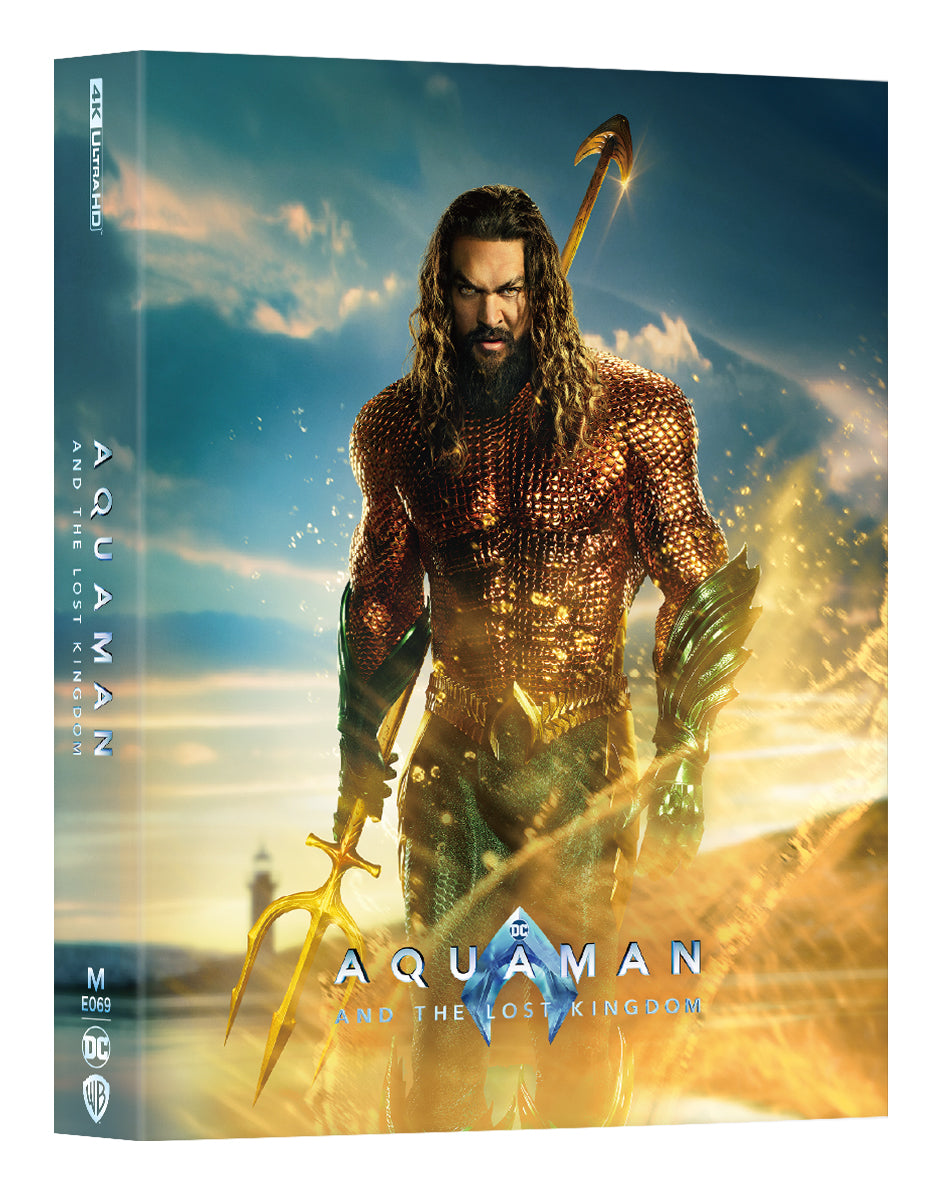 Aquaman and The Lost Kingdom 4K Blu-ray Steelbook Manta Lab Exclusive ME#69  Double Lenticular Full Slip A