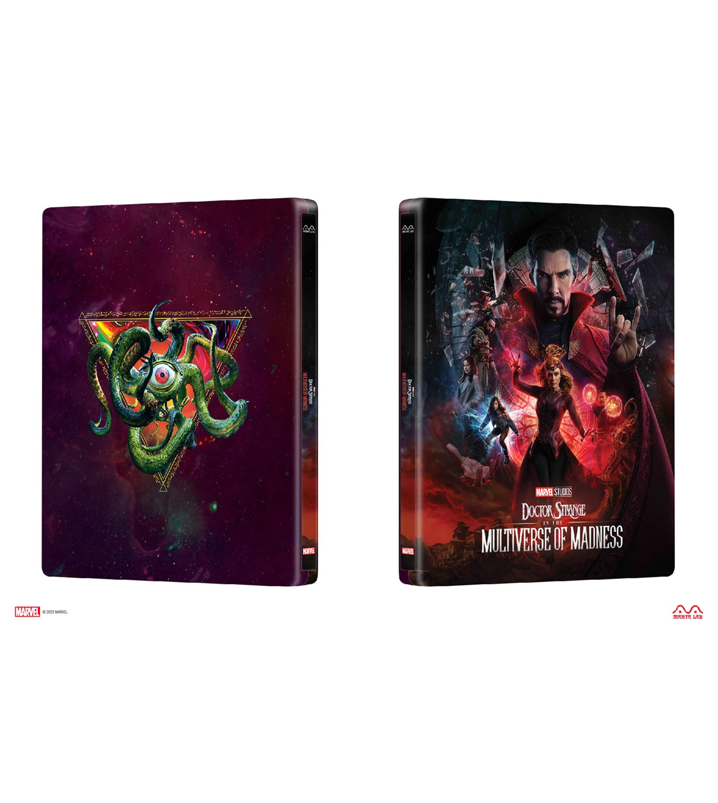 Doctor Strange in the Multiverse of Madness Steelbook Manta Lab MCP#001 One Click Lenticular Box (Discless)