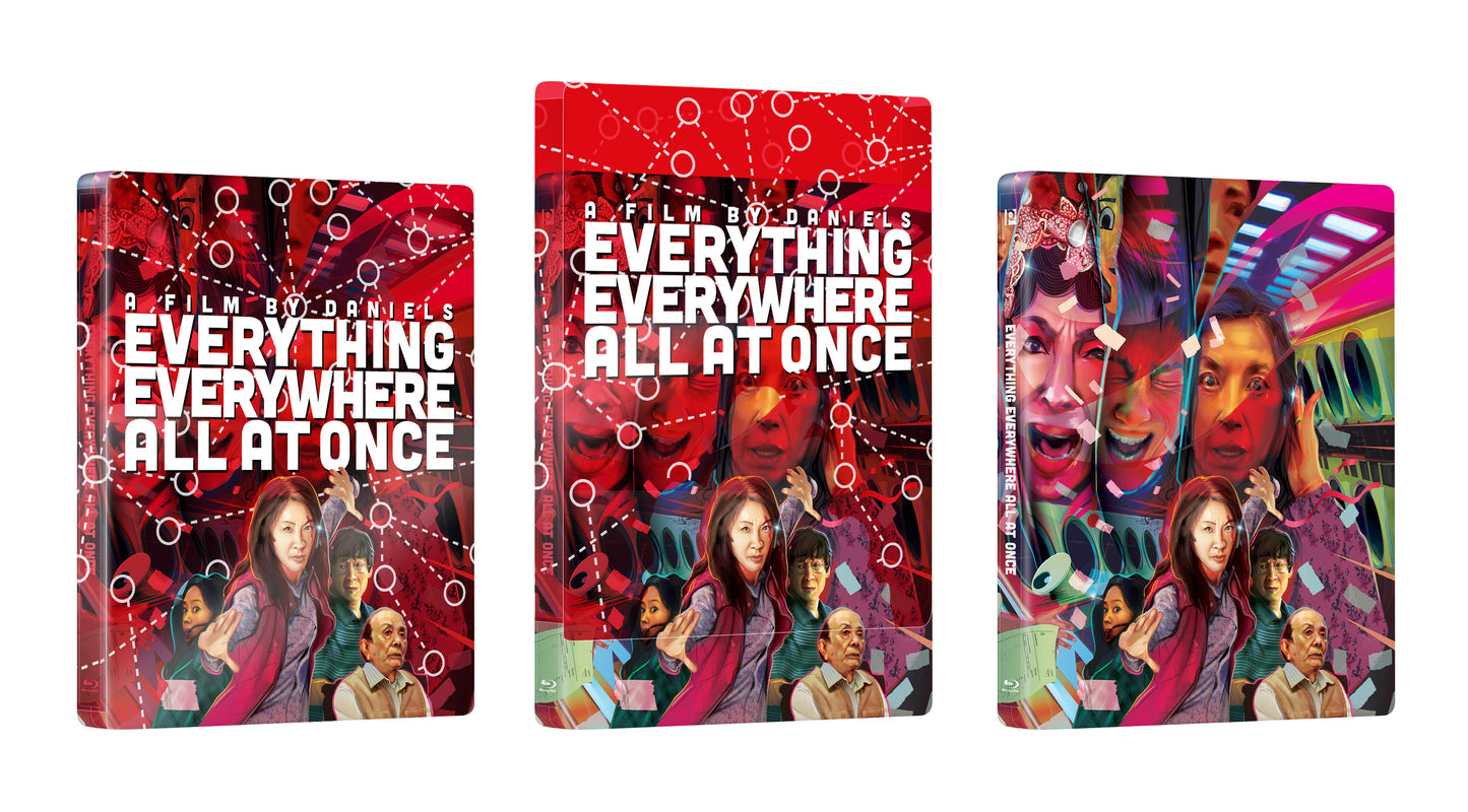 Everything Everywhere All At Once Steelbook Blu-ray Steelbook Manta Lab Exclusive ME#59 HDN GB Pre-Order Double Lenticular Slip