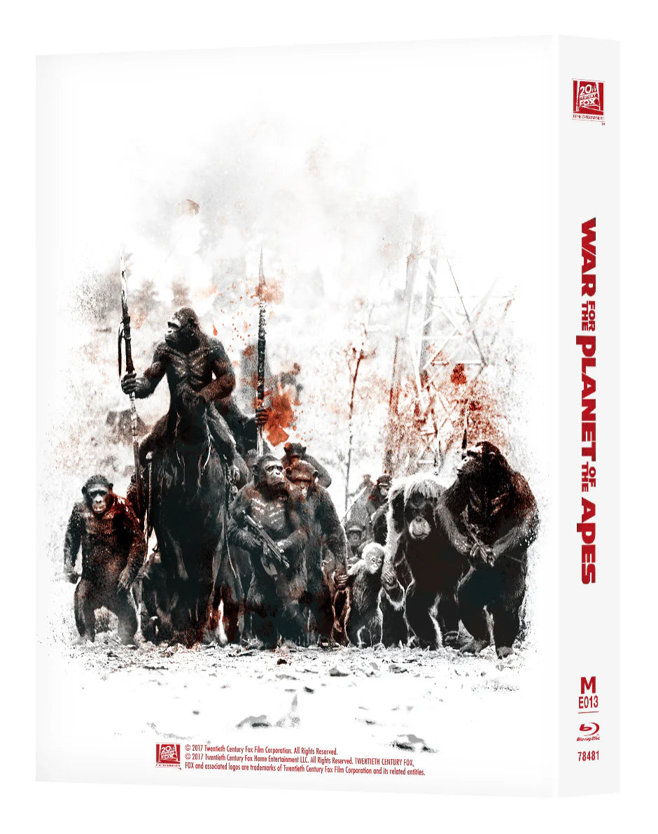 War For The Planet Of The Apes 4K Blu-ray Steelbook Manta Lab Exclusive ME#13 Full Slip