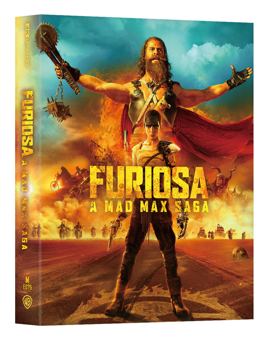 Furiosa: A Mad Max Saga (Standard & Chrome) 4K UHD Steelbook Manta Lab Exclusive ME#75 Double Lenticular Full Slip A - PREORDER