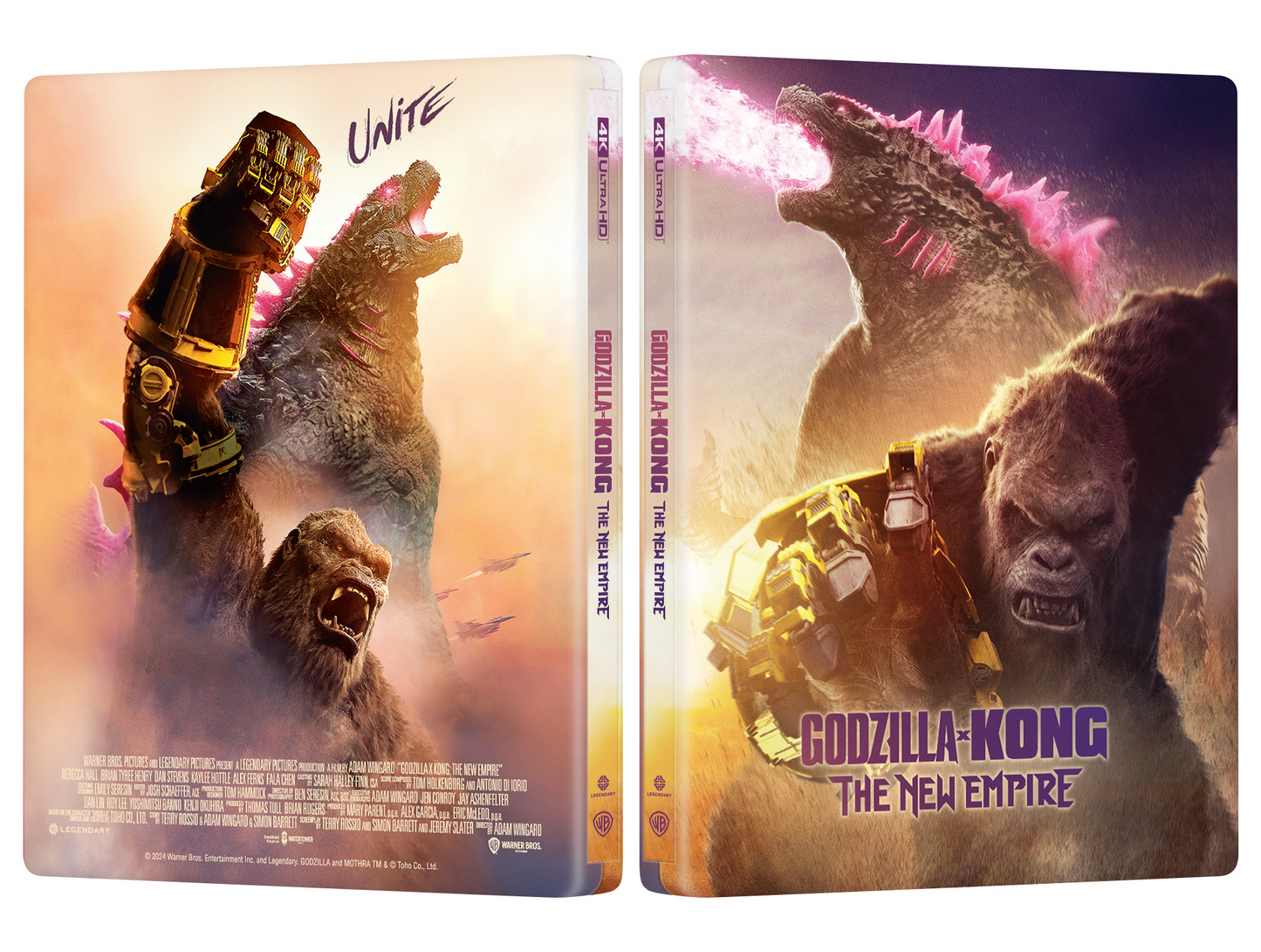 Godzilla x Kong: The New Empire 4K UHD Steelbook Manta Lab Exclusive ME#73 Double Lenticular Full Slip B