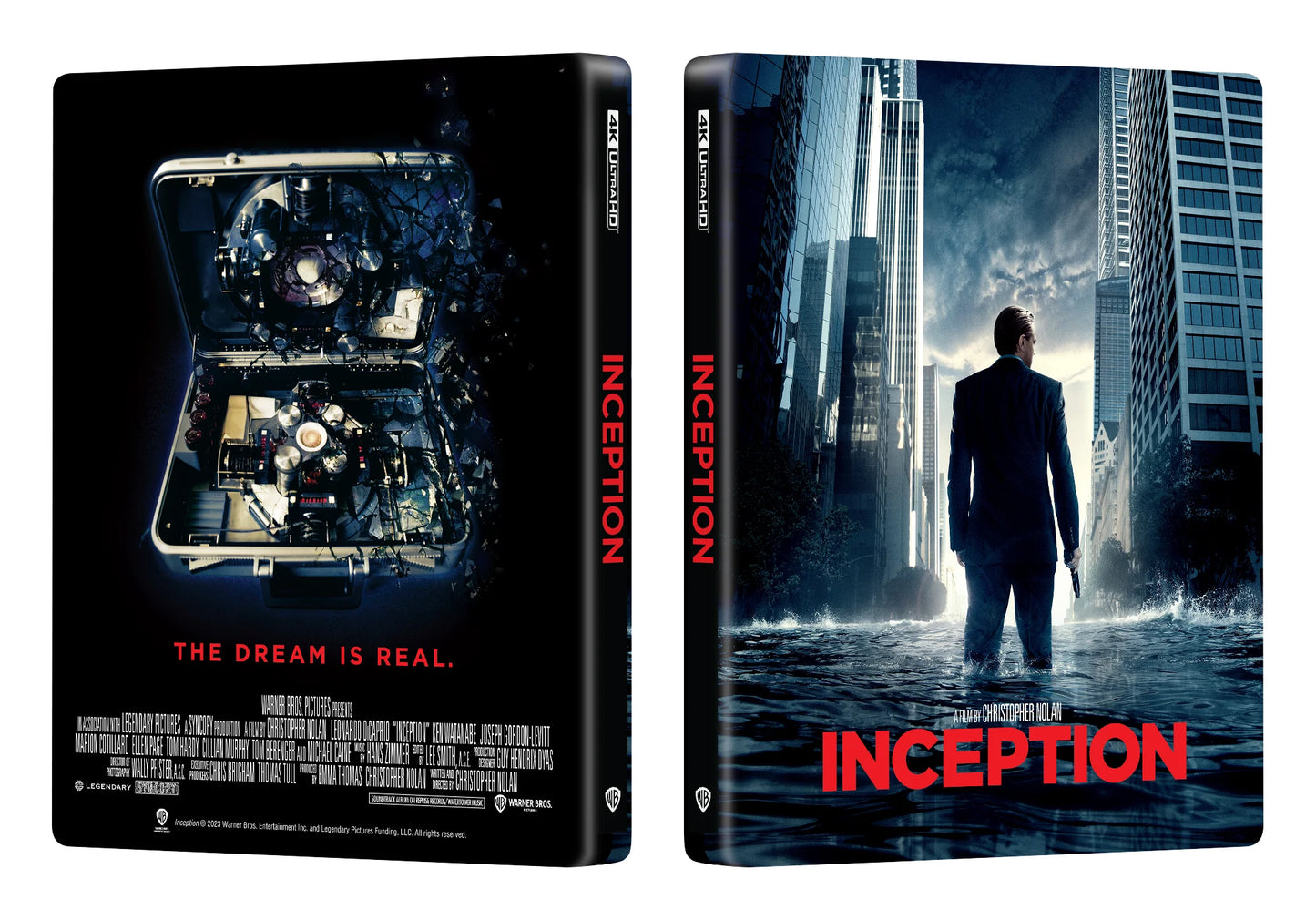 Inception 4K Blu-ray Steelbook Manta Lab Exclusive ME#33 HDN GB Pre-Order Double Lenticular Slip