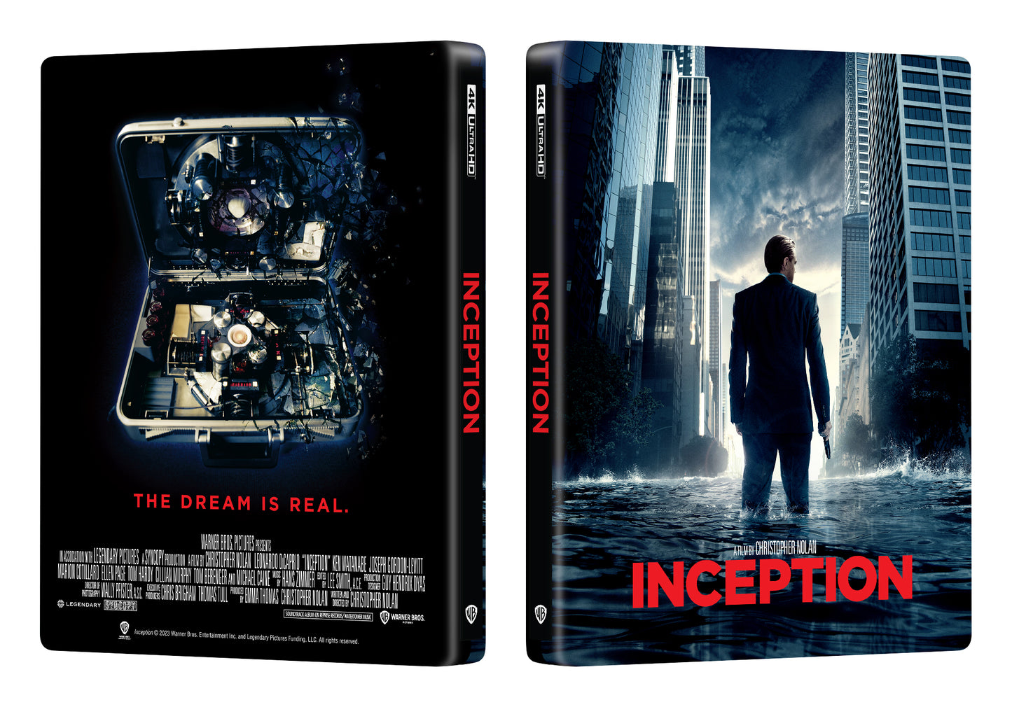 Inception 4K Blu-ray Steelbook Manta Lab Exclusive ME#33 HDN GB Pre-Order Lenticular Slip