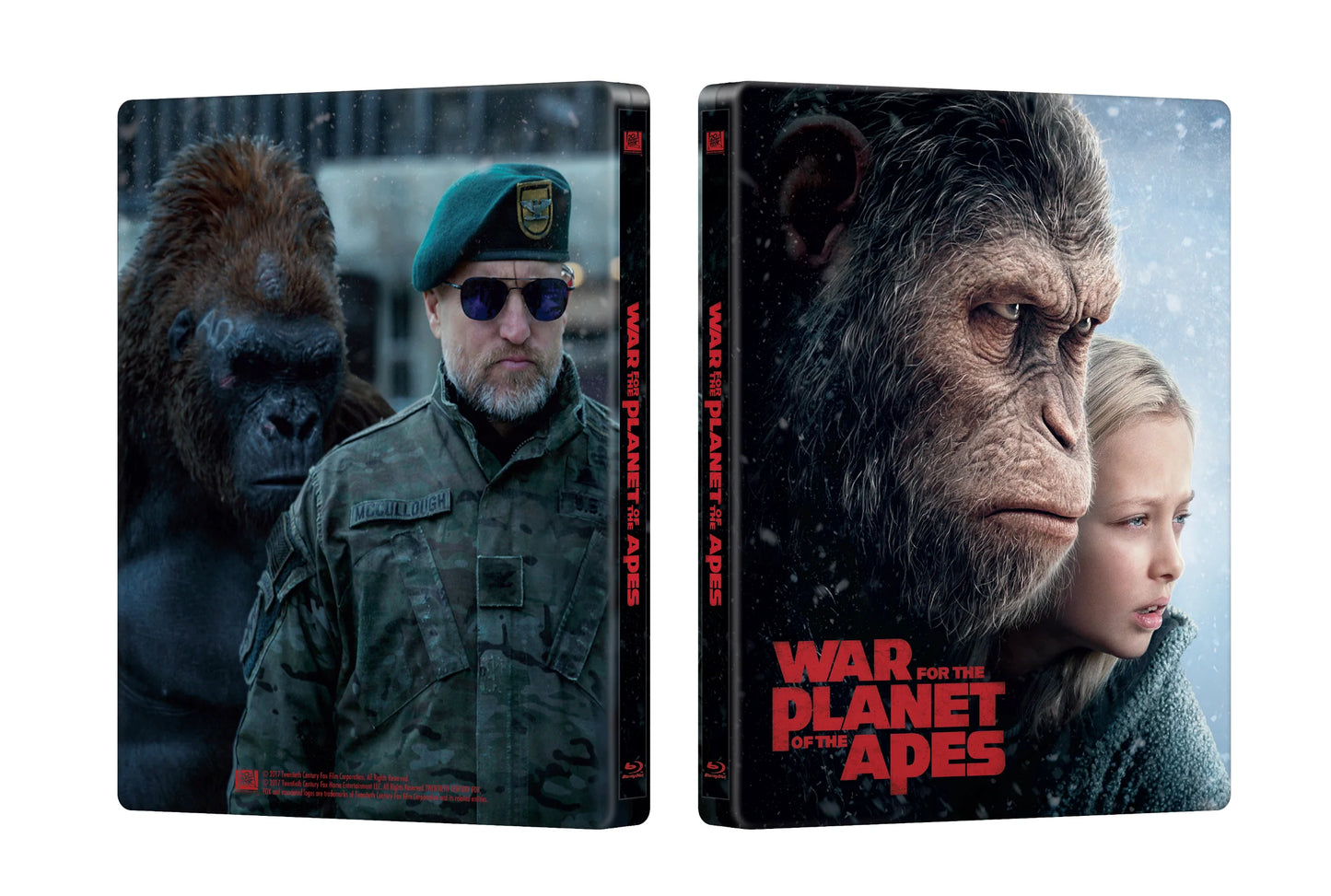 War For The Planet Of The Apes 4K Blu-ray Steelbook Manta Lab Exclusive ME#13 Full Slip