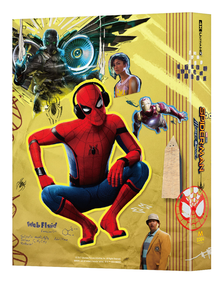 Spider-Man: Homecoming 4K Blu-ray Steelbook Manta Lab Exclusive ME#64 Full Slip