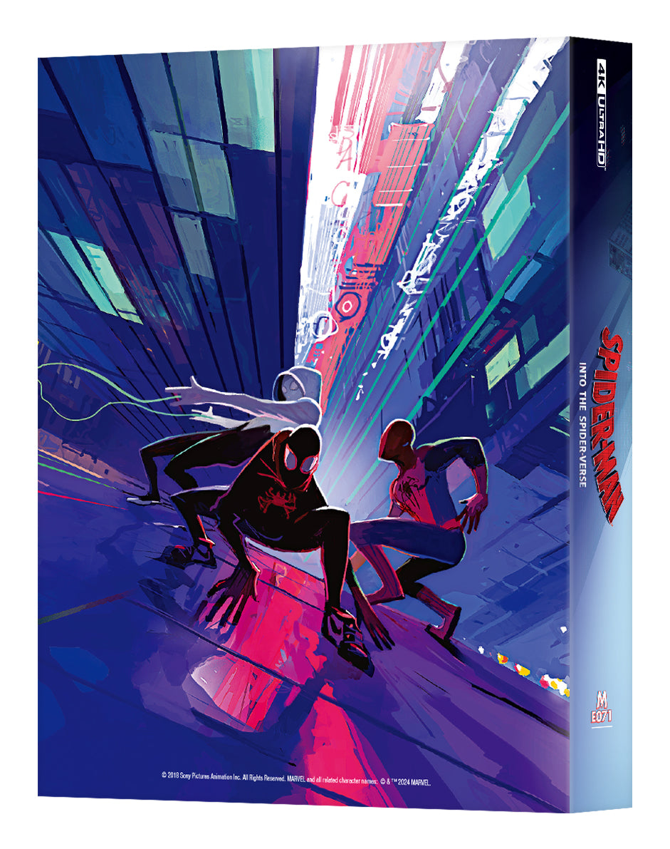 Spider-man: Into the Spider-Verse 4K Blu-ray Steelbook Manta Lab Exclusive ME#71 Double Lenticular Full Slip A - PREORDER