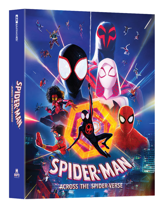 Spider-man: Across the Spider-Verse 4K Blu-ray Steelbook Manta Lab Exclusive ME#72 Double Lenticular Full Slip B - PREORDER