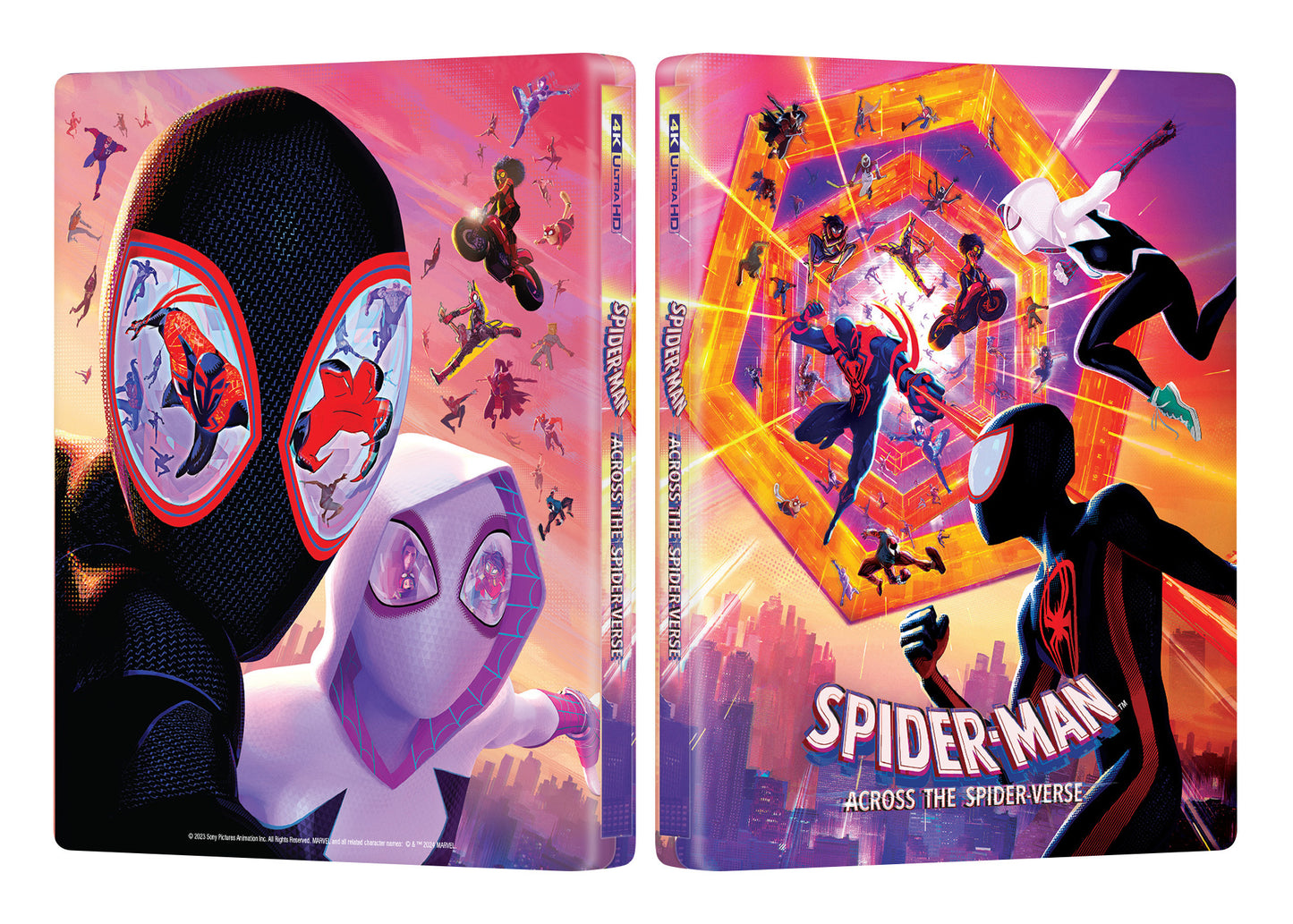 Spider-man: Across the Spider-Verse 4K Blu-ray Steelbook Manta Lab Exclusive ME#72 One Click Box Set - PREORDER