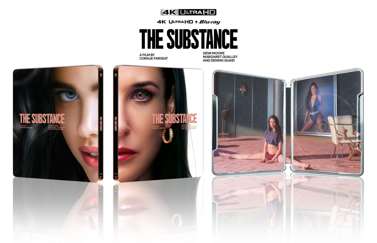 The Substance 4K Blu-ray Steelbook TheOn KimchiDVD Exclusive #44 Full Slip A2 - PREORDER