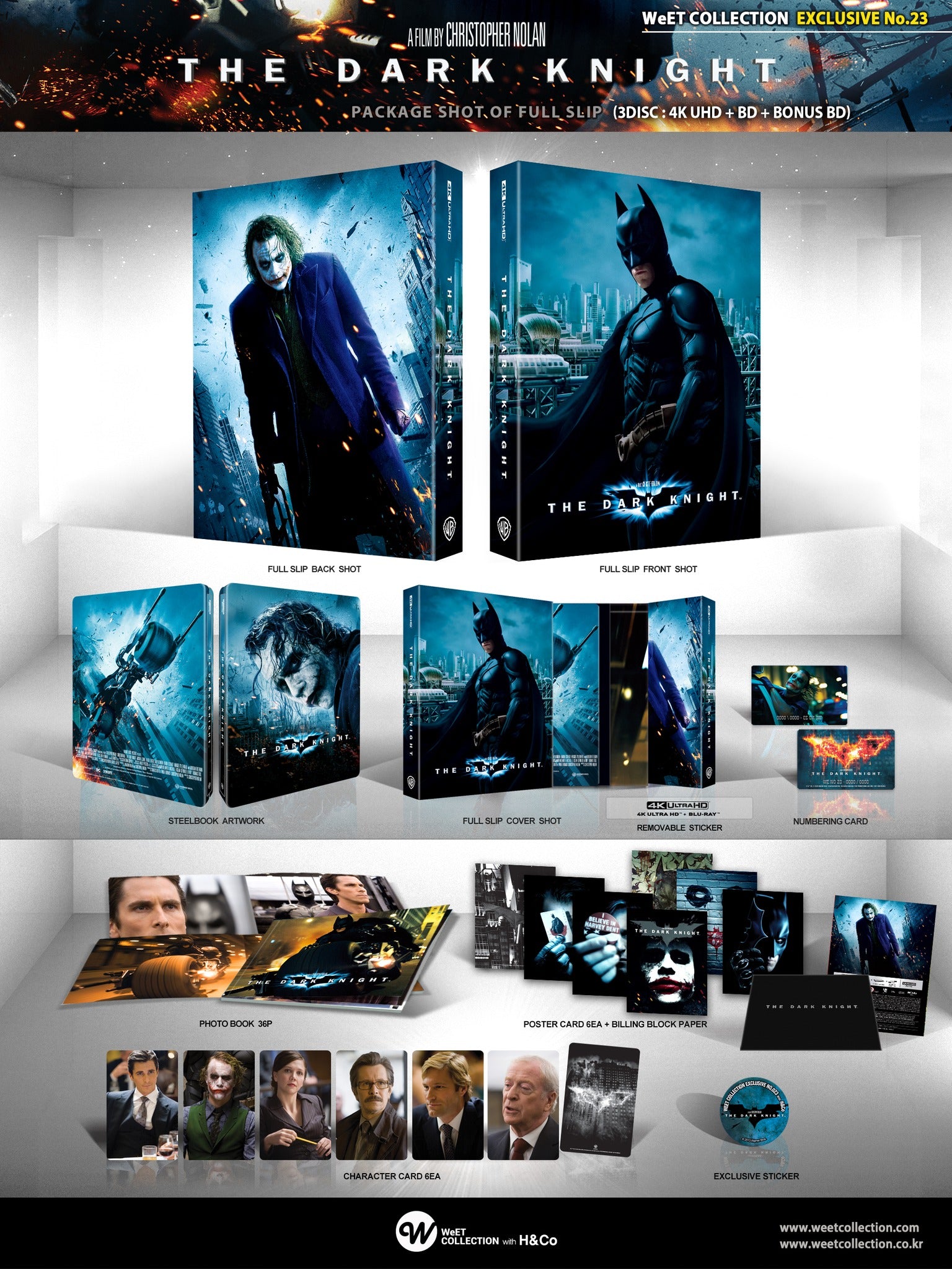 The Dark Knight Trilogy Collector 4K Steelbooks discount