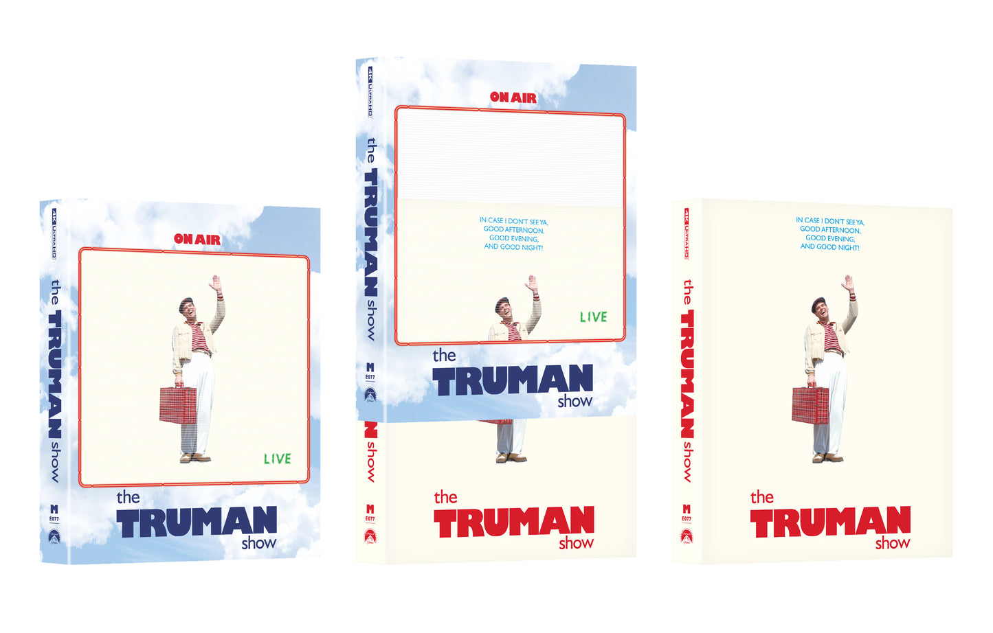 The Truman Show 4K Blu-ray Steelbook Manta Lab Exclusive ME#77 Full Slip (PET) - PREORDER