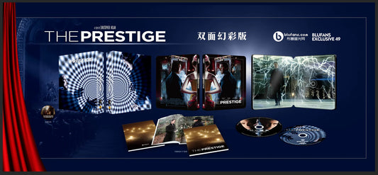 The Prestige 4K Blu-ray Steelbook Blufans Exclusive #49 Double Lenticular Slip