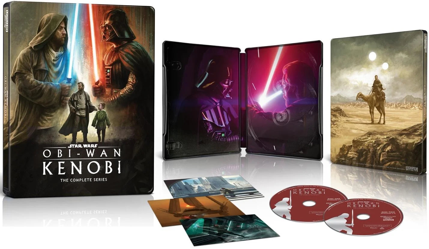 Moon Knight Season 1, The Falcon And The Winter Solder Season 1, Obi-Wan Kenobi Season 1 &  Andor Season 1 4K UHD Steelbook Bundle - Pre-Order