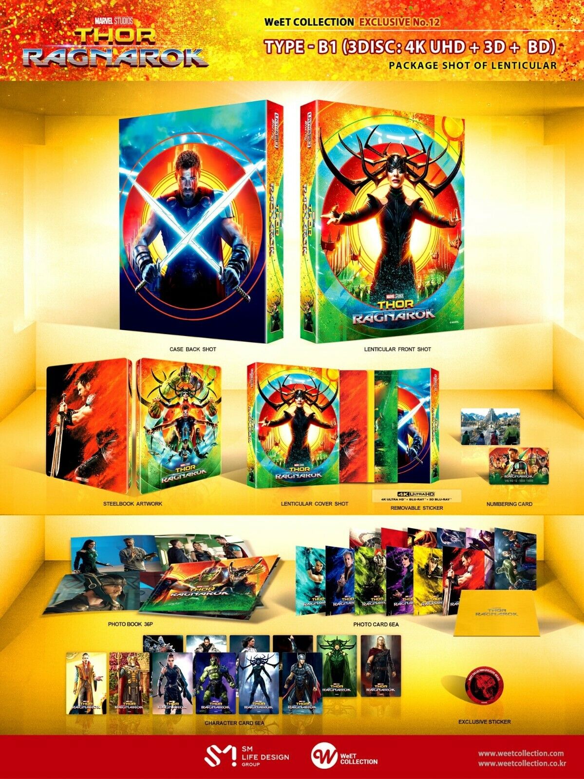 Thor Ragnarok 4k steelbook good exclusive short