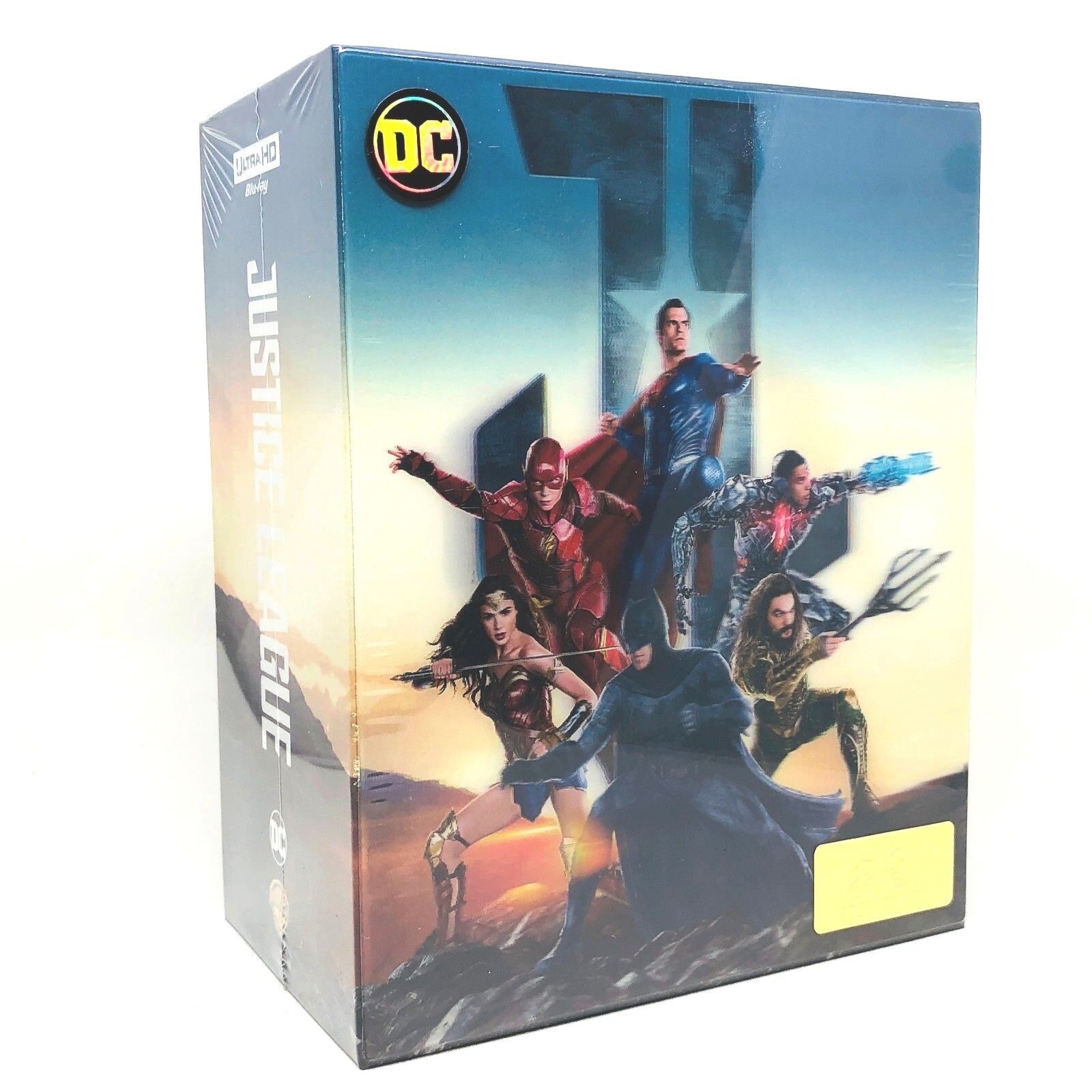 Justice League 4K+3D+2D Blu-ray Steelbook HDzeta Exclusive Gold Label