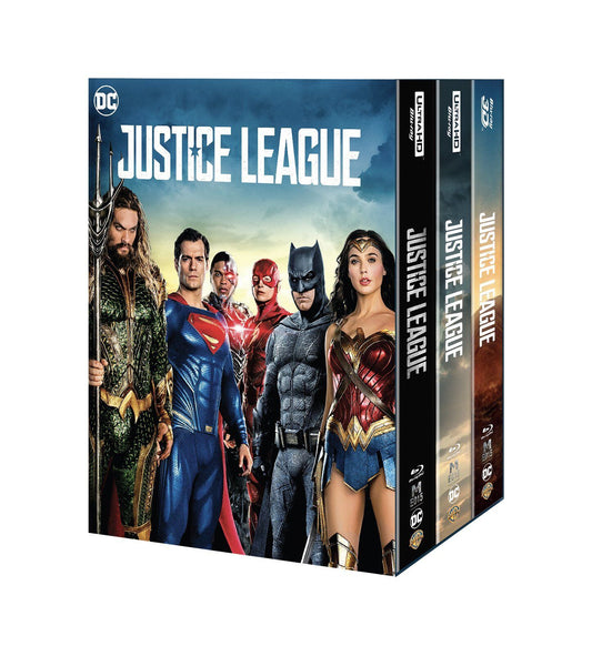 Justice League 4K+3D Blu-ray Steelbook Manta Lab Exclusive ME#15 One Click Box Set *LOW NUMBER #007*