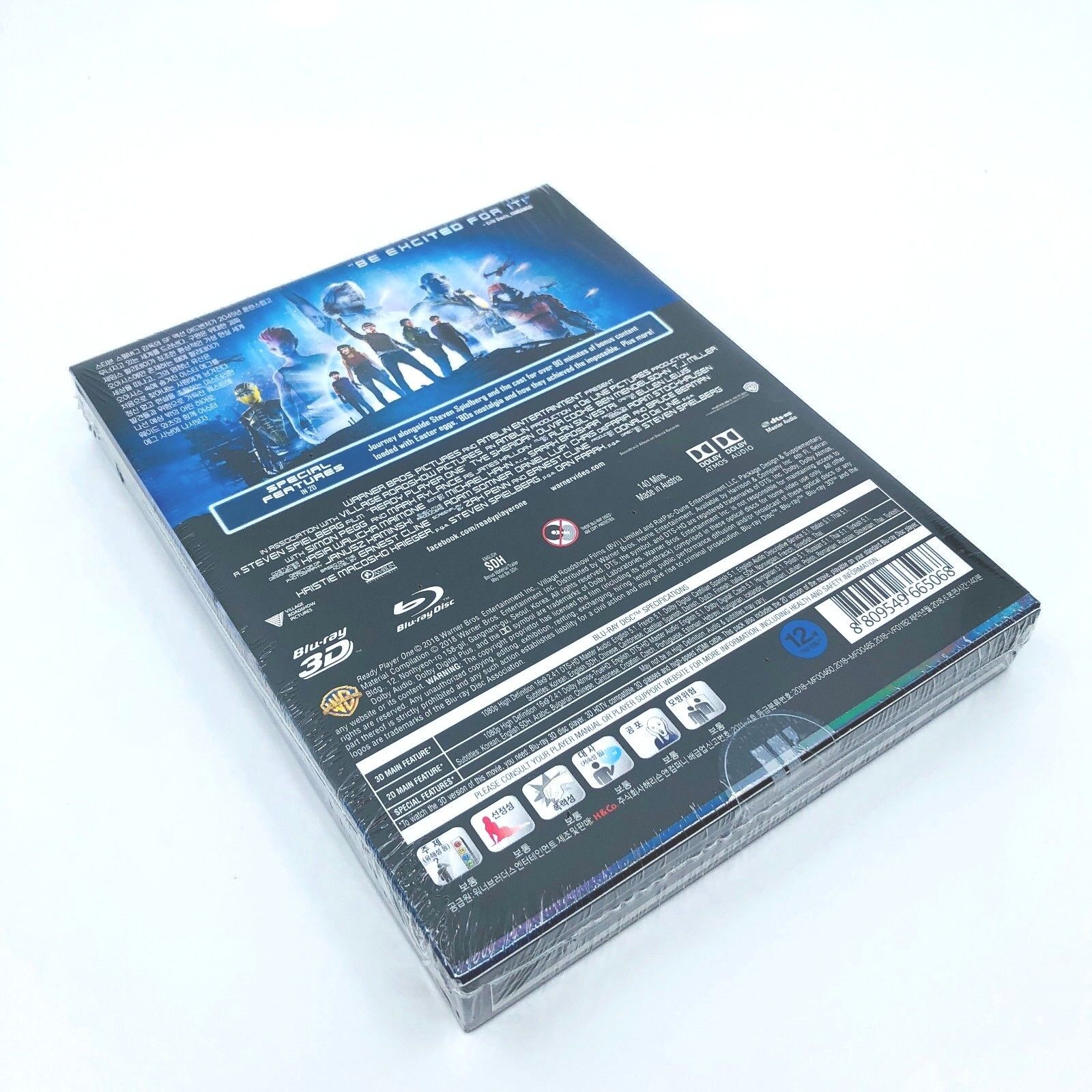 Ready Player One 3D+2D Blu-ray Steelbook U`Mania Limited Edition Full Slip