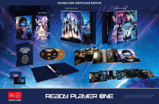 Ready Player One 3D+2D Blu-ray Steelbook Double Lenticular Full Slip HDzeta Exclusive Gold Label